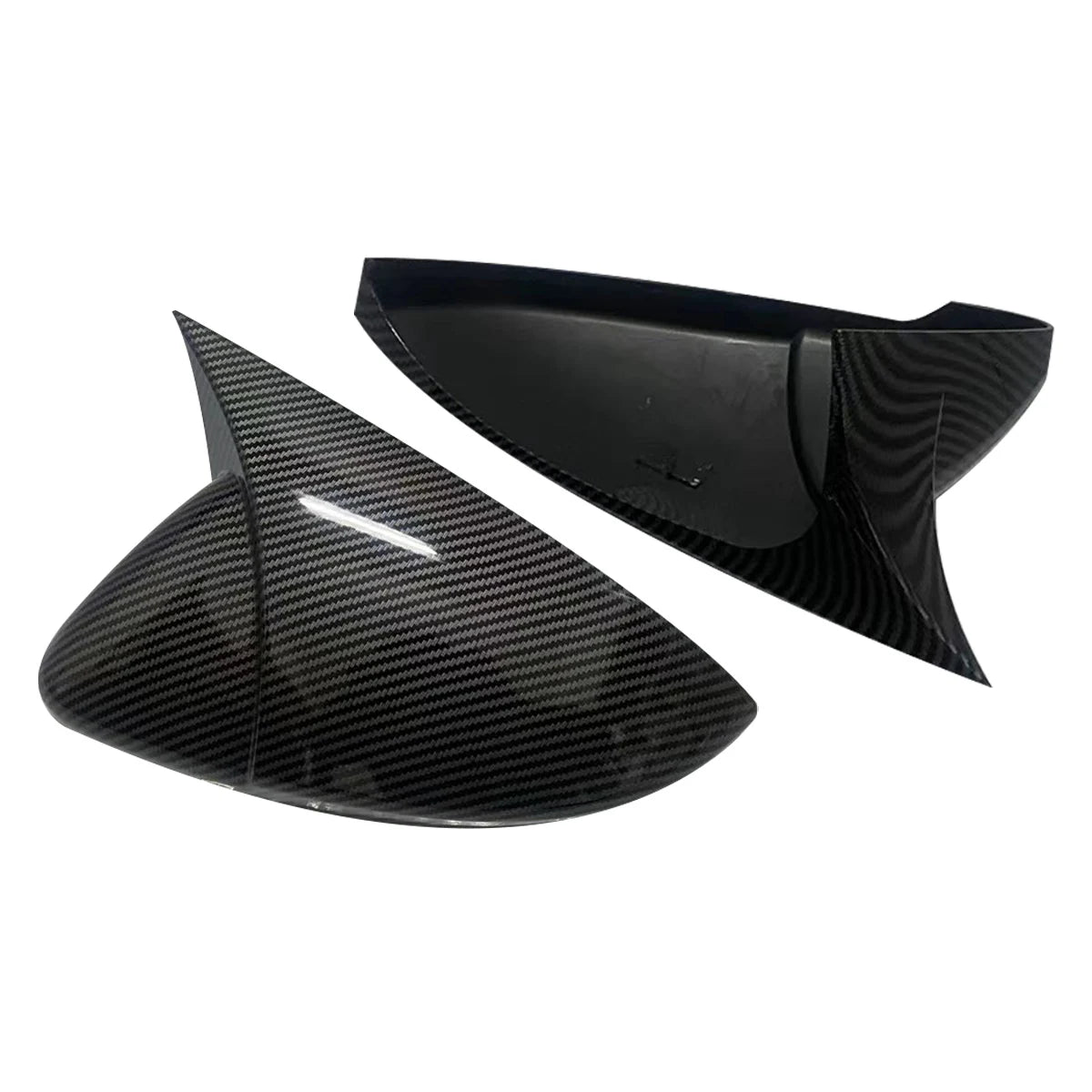 Par de cubiertas de espejo retrovisor lateral de puerta, caja de herramientas para espejo de ala para VW Golf MK7 MK7.5 R GTI GTD 2014-2019